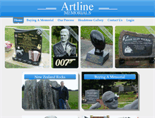 Tablet Screenshot of headstones.co.nz